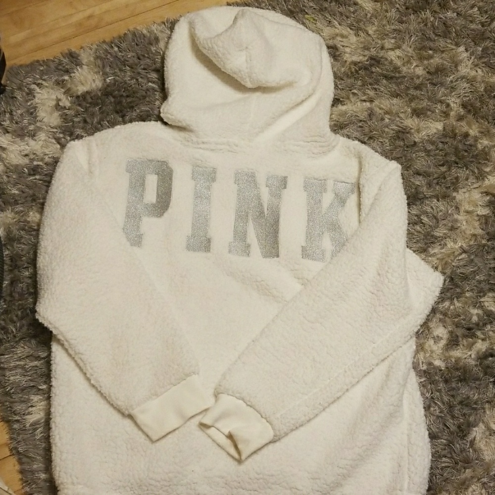 Sherpa VS Pink hoodie